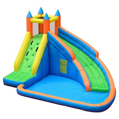 MYTS Inflatable Bounce House Jumping Castle Water Slide Outdoor Indoor For Kids